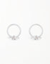 Ribbon Knot Hoop Stud Earrings for Everyday Beauty